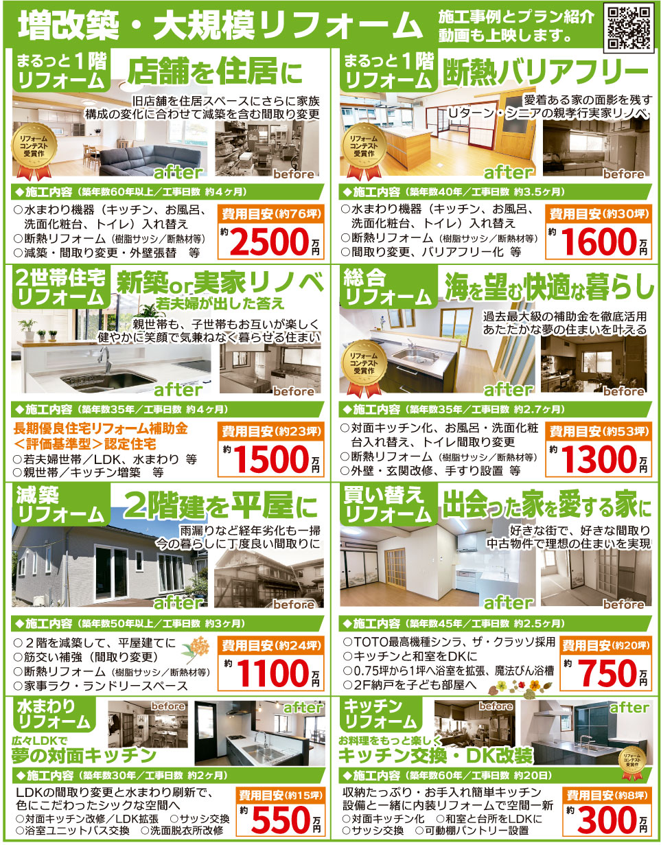 増改築・大規模リフォーム